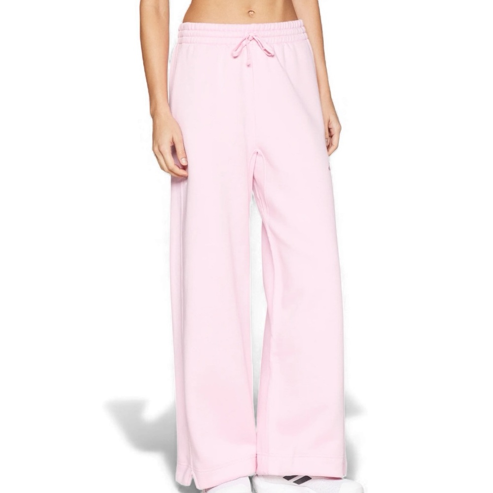 NWT! Adidas Women’s All SZN Wide-Leg Sweatpants – True Pink (Medium)